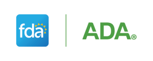 FDA and ADA logos